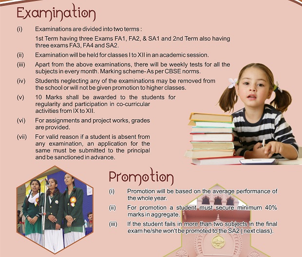 ramji prasad sahu RPS public school muzaffarpur scheme of examination and norms of promotions